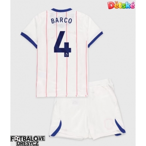 Chelsea Valentin Barco #4 Dětské Alternativní dres komplet 2026-27 Krátký Rukáv (+ trenýrky)